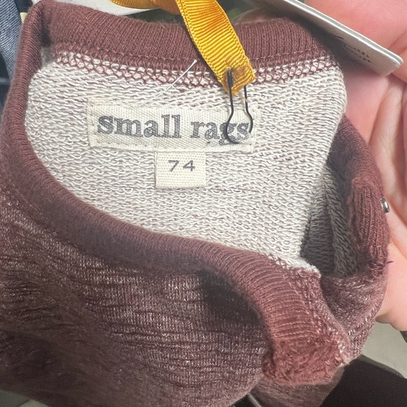 NWT Small Rags Burgundy Snap Onesie Size 9months - Picture 6 of 10